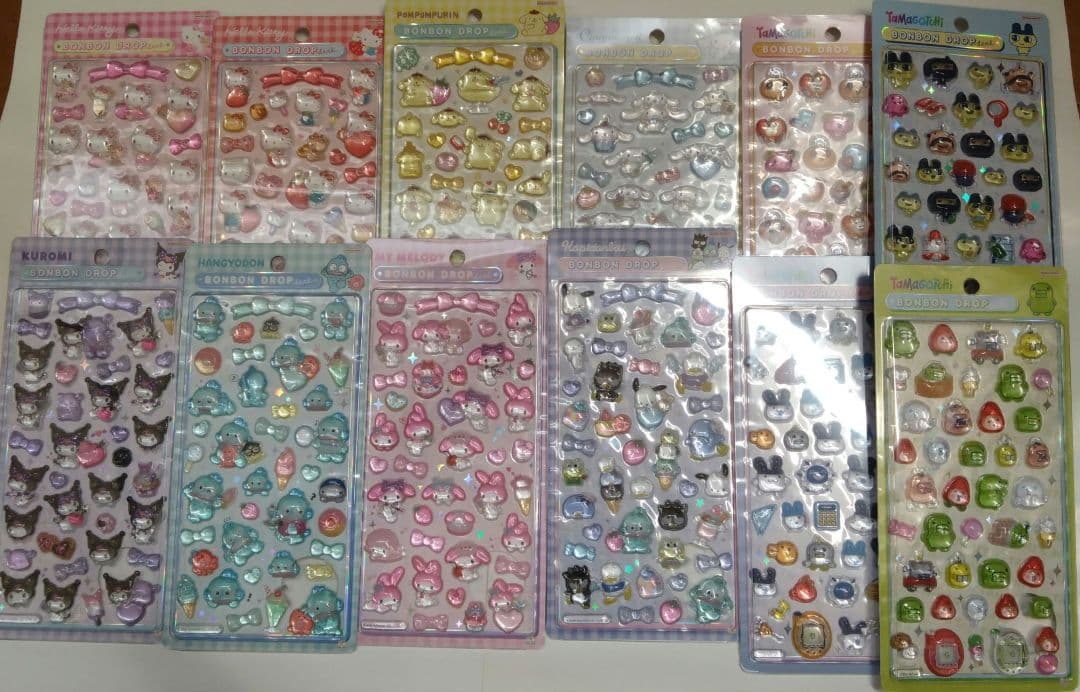 【正規品】ボンボンドロップシール サンリオ たまごっち