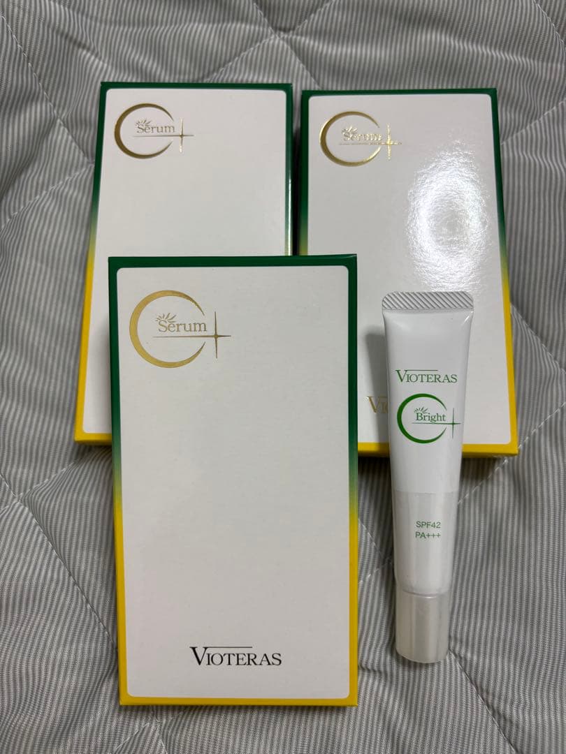 Vioteras C+クリアセラム 20ml 3本とファンデ