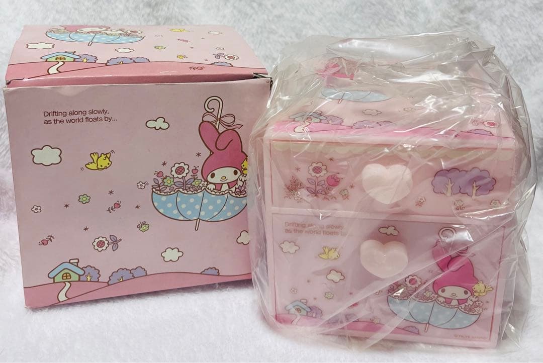 マイメロディ マイメロ ミニチェスト パラソル 新品 箱付き 2010年