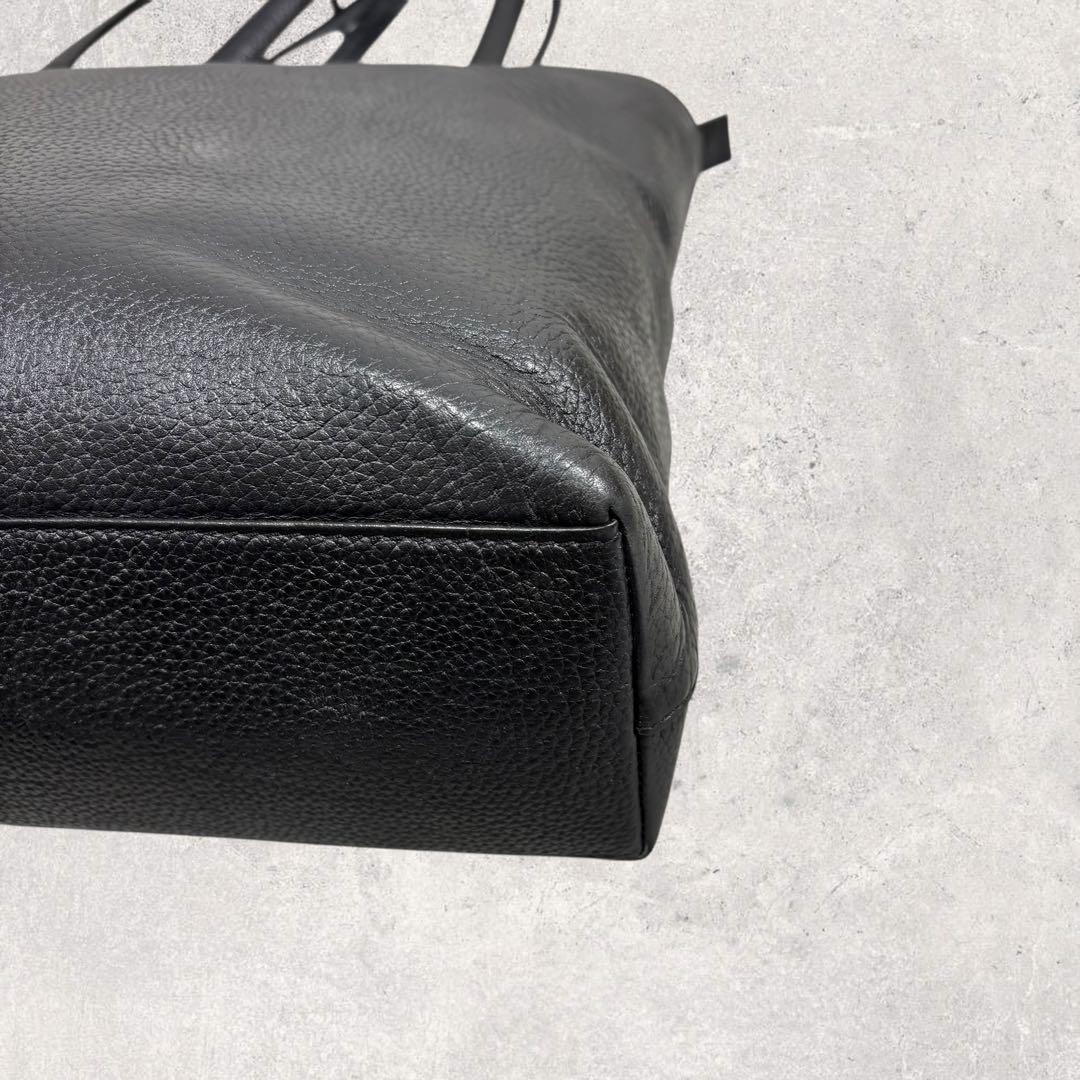 瀧治郎様専用HushTug ハッシュタグ レザートートバッグ 黒 A4 本革