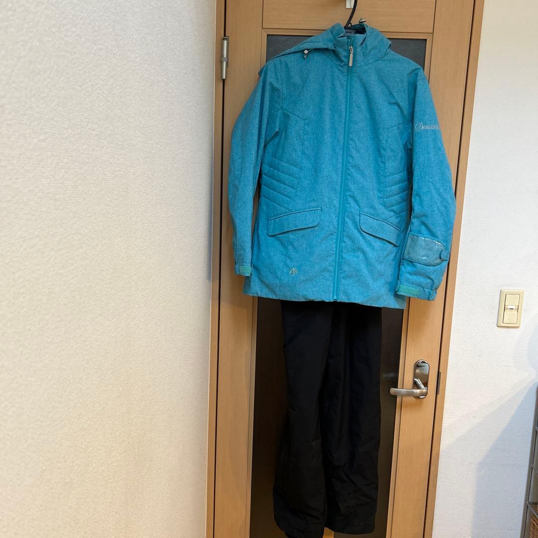 女性用DESCENTEスキーウェア上下 ブルー/ブラック supersportsxebio_10813905701