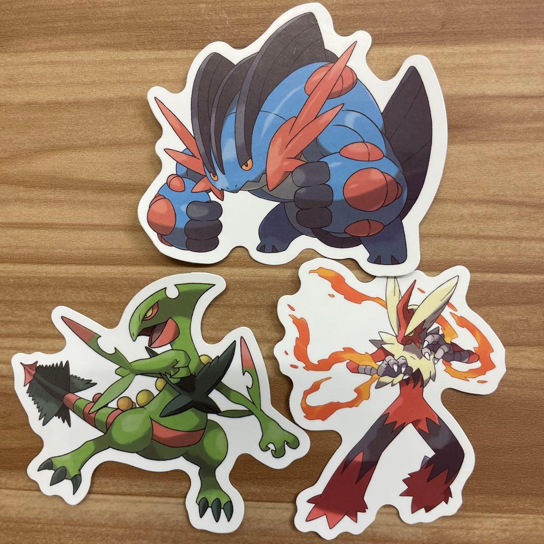 ポケモンシール メガラグラージ メガジュカイン メガバシャーモ - メルカリ