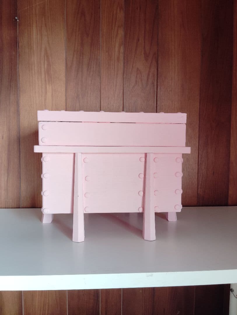 お賽銭箱 ピンク 47x38x40cm - メルカリ