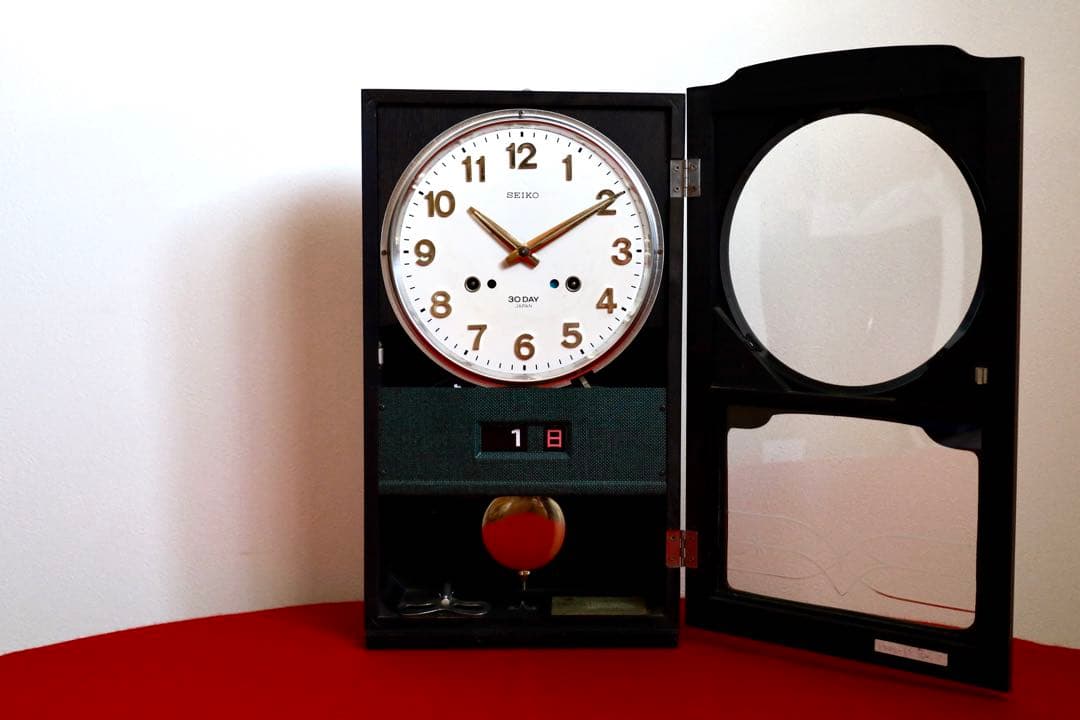 アンティーク雑貨【振り子時計 ゼンマイ式時計 昭和レトロ SEIKO