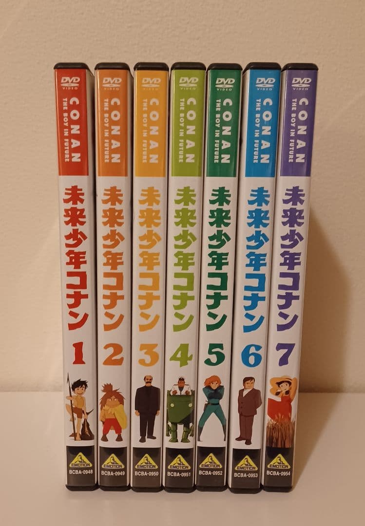 傷あり御免！】未来少年コナン DVD 1-7巻セット - メルカリ
