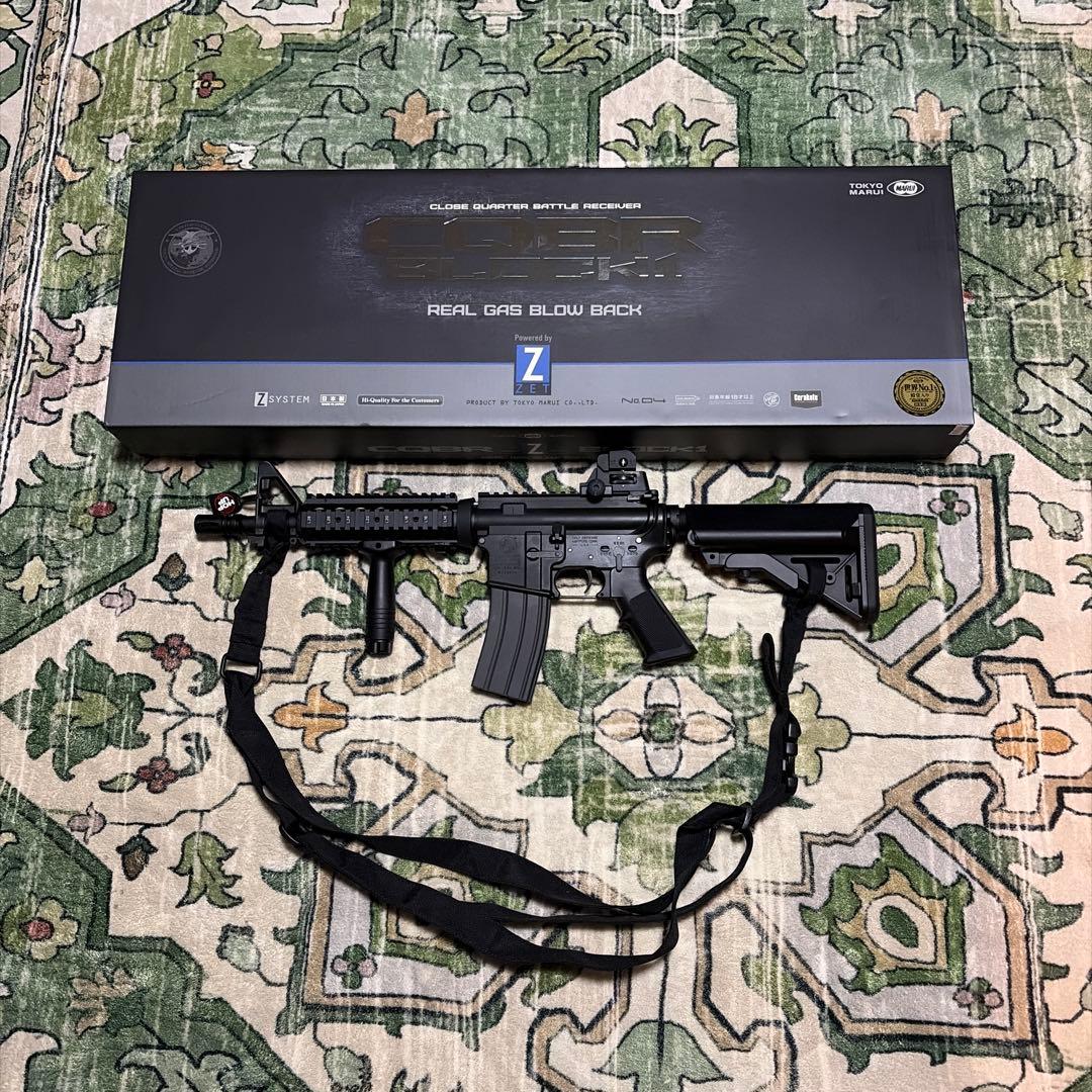 東京マルイ CQBR BLOCK1 GBB Zシステム ガスガン　ストラップ付き CQBR ブロック1 - ガスブローバック マシンガン | 東京マルイ
