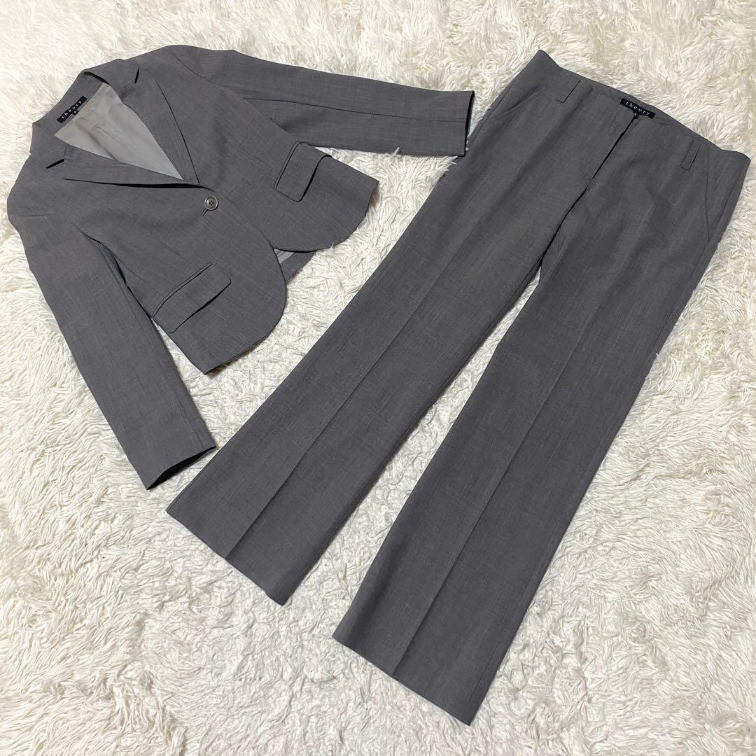 良品✨Theory スーツ セットアップ ビジネス グレー ジャケット パンツ