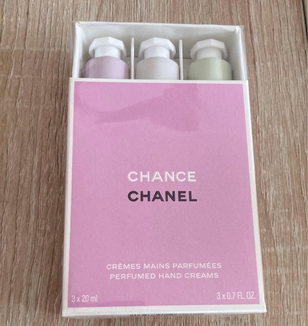 新品未開封CHANEL チャンス　クレーム　マン　ハンドクリーム3本セット