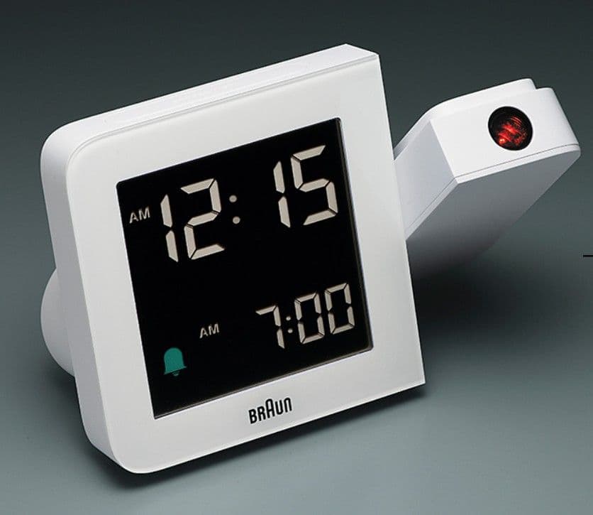 BRAUN / ブラウン Projection alarm clock BC15