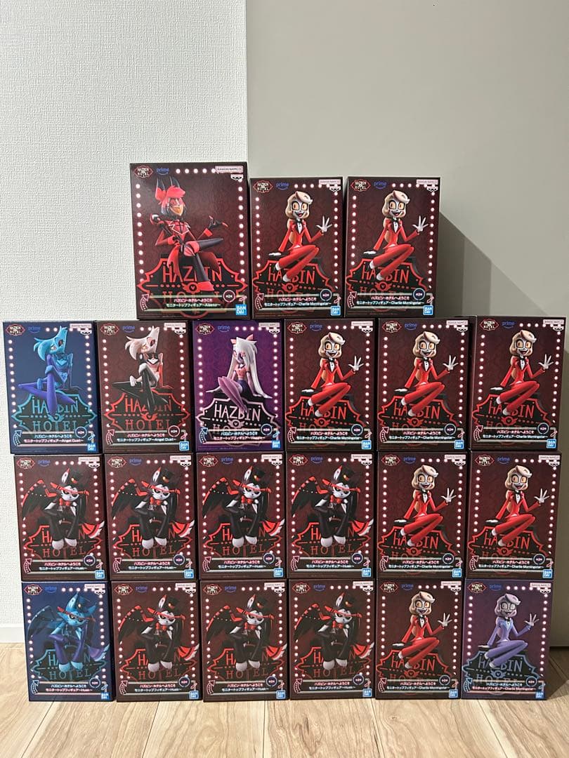 ハズビンホテル　モニタートップフィギュア21体セットまとめ売り