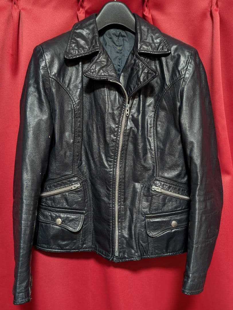 TALON ジップ ダブル ライダース レザー ジャケット 4ポケット - メルカリ