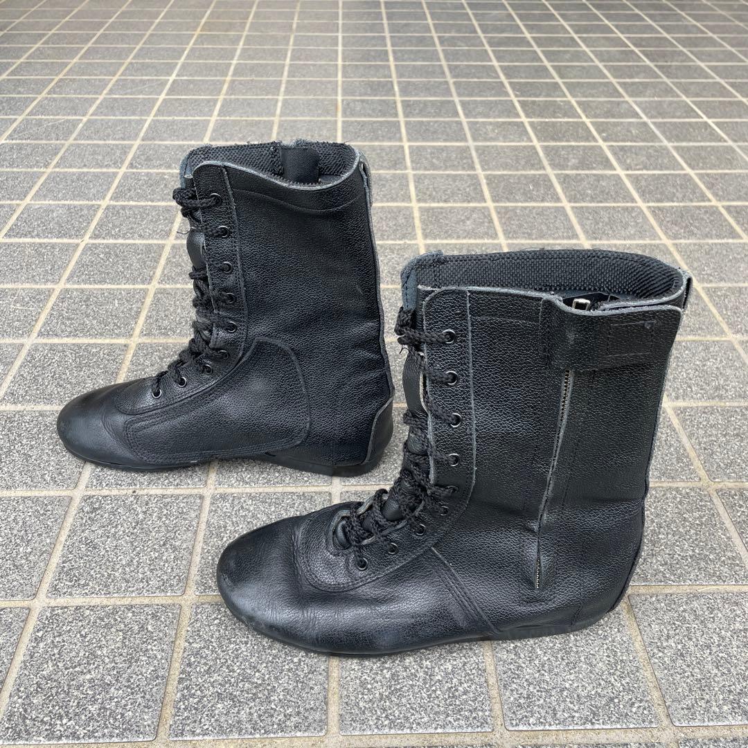 エンゼル 消防用 編み上げ靴 - メルカリ