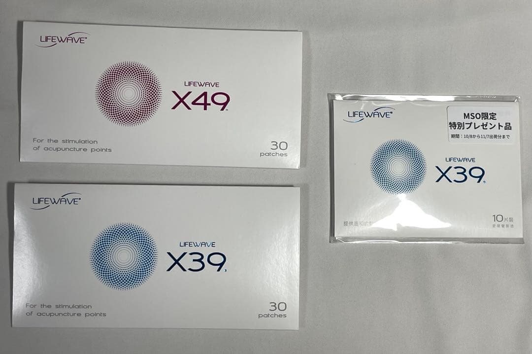健康アクセサリー Lifewave X39 & X49
