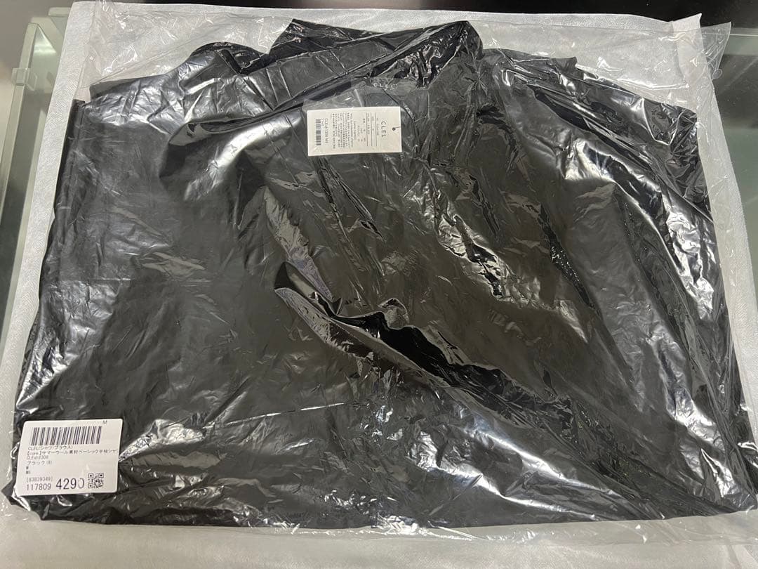 新品未開封】CLEL core.スーパー110ウールシルク 2way半袖シャツ