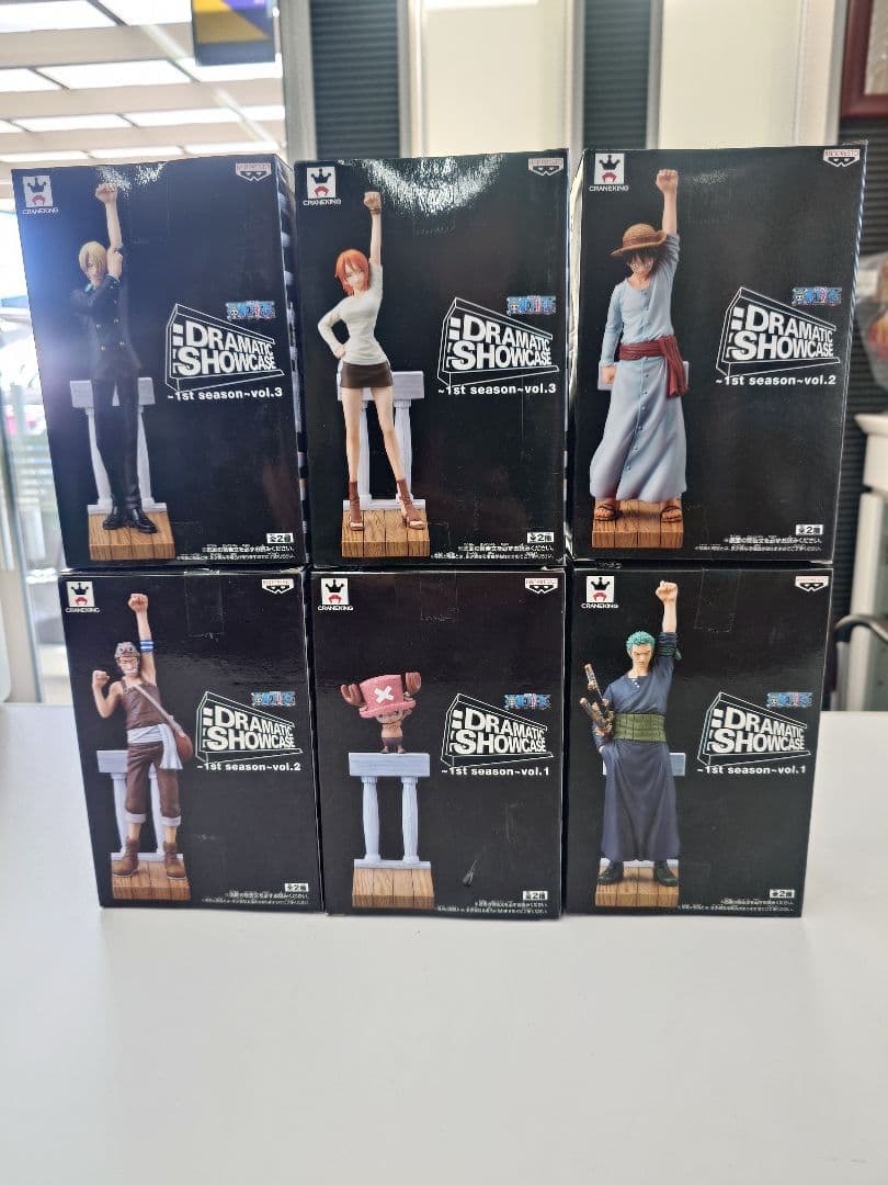 ワンピース DRAMATIC SHOWCASE 6体セット