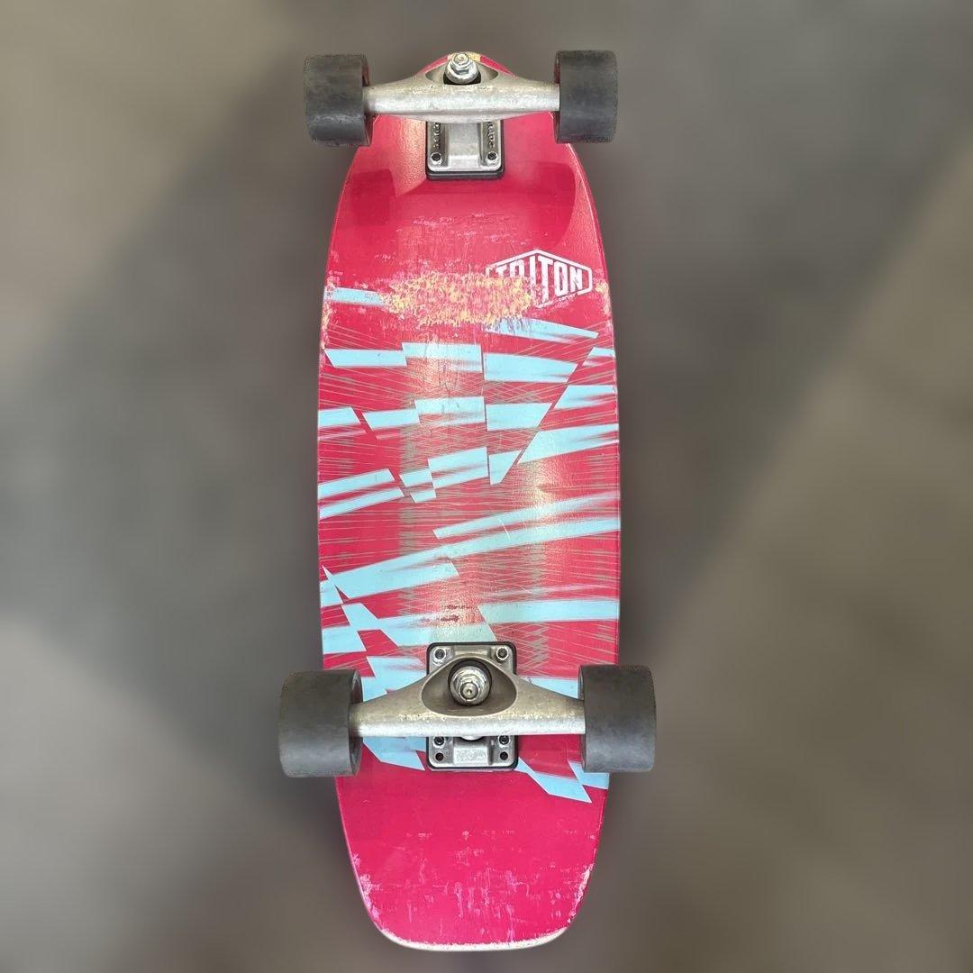 Na☆ItuTriton スケボー ピンク/ブルー SECTOR9 セクターナイン ロング スケートボード コンプリート 33.37