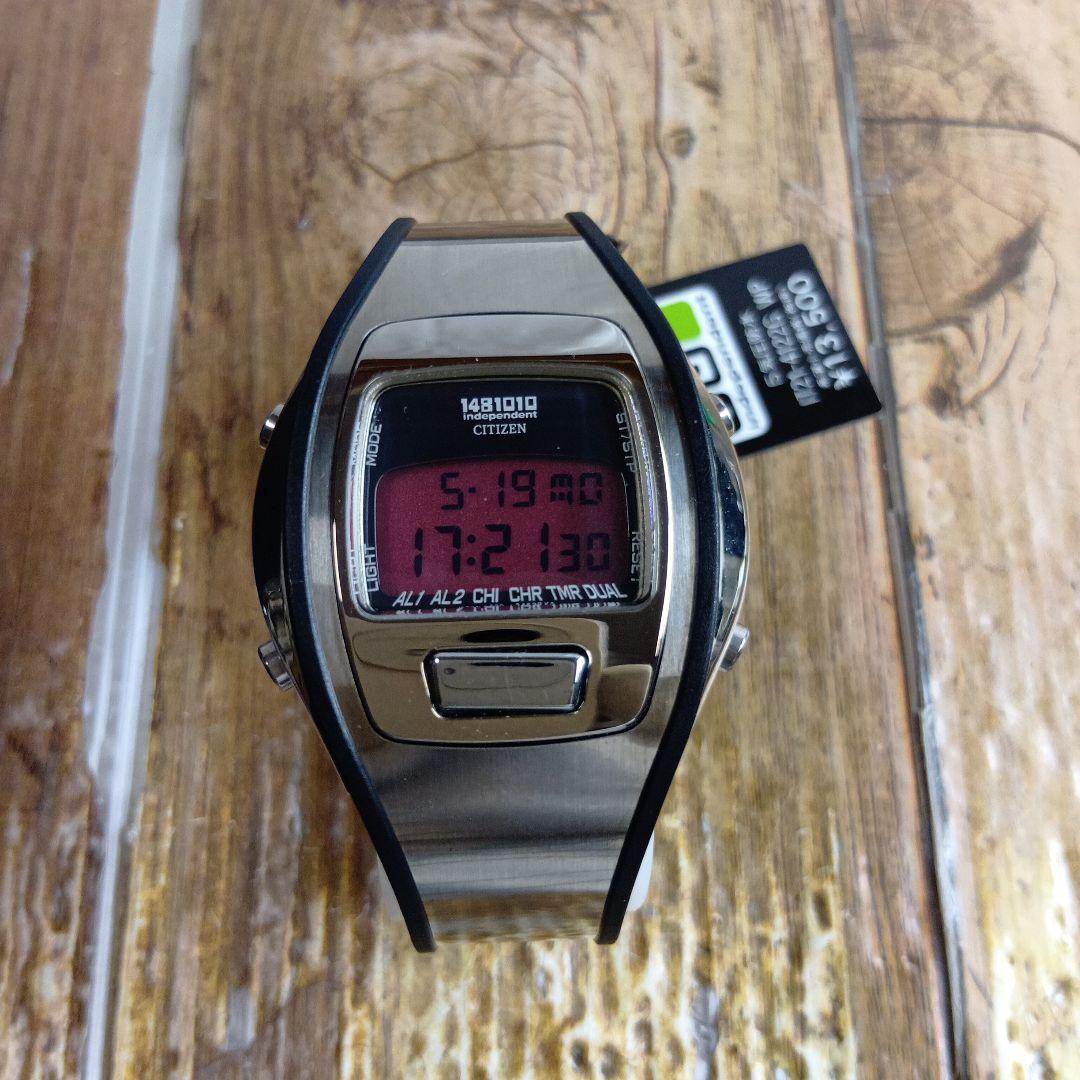 レア◇中古美品◇D390◇シチズン インディペンデント 1481010◇赤文字