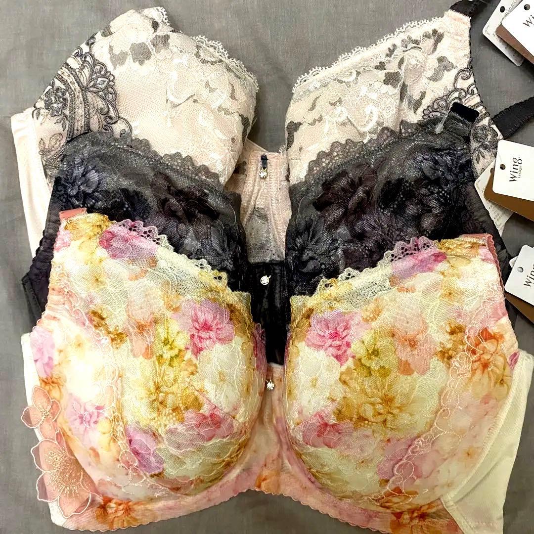 組み合わせ変更可能 Wing ウイングレシアージュ ブラジャー F80 Wing ワコール ウイング 3/4カップブラジャー PB6000 Wacoal