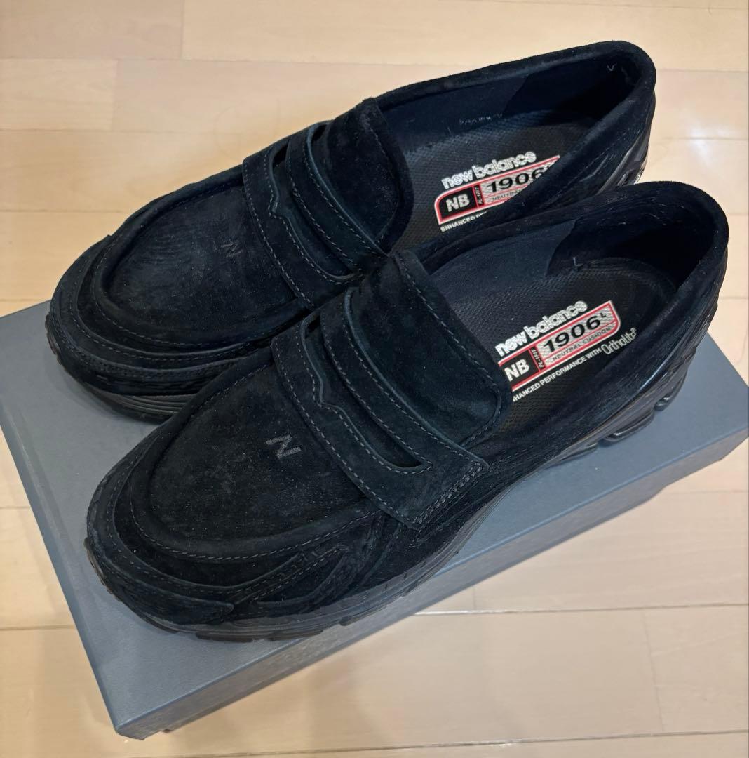 New Balance 1906L 黒スウェードローファー 27.0cm - メルカリ