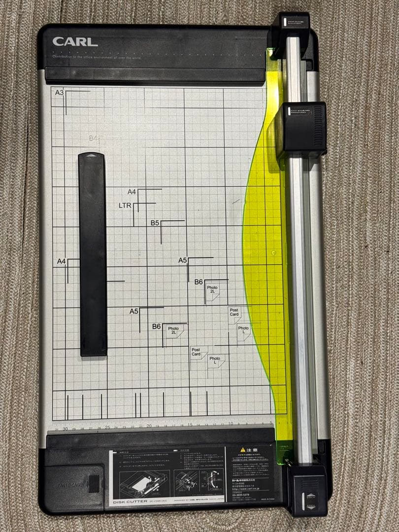 CARL DC-230N ディスクカッター A3対応 楽天市場】送料無料・A3サイズ！カール／ディスクカッター・DC-230N