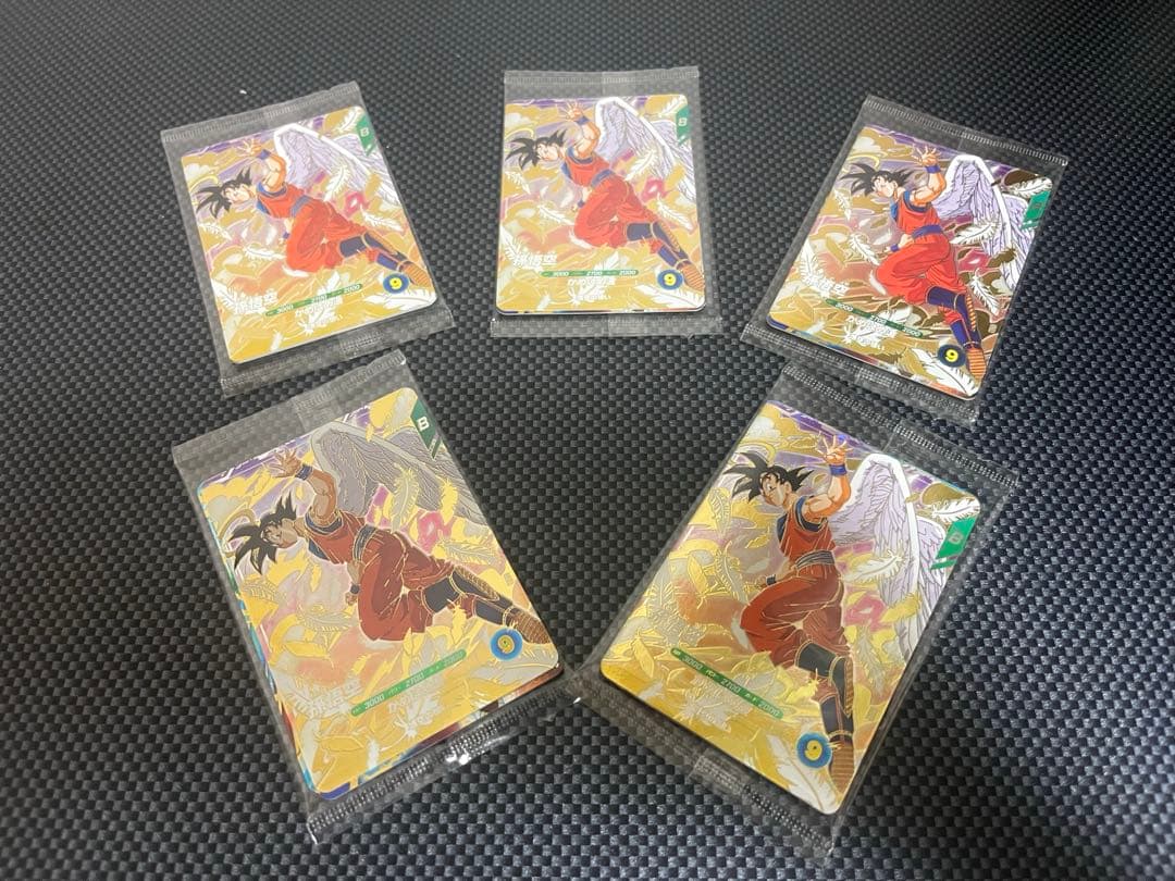 ドラゴンボールスーパーダイバーズ GDR 3種 天使悟空 未開封 5パック