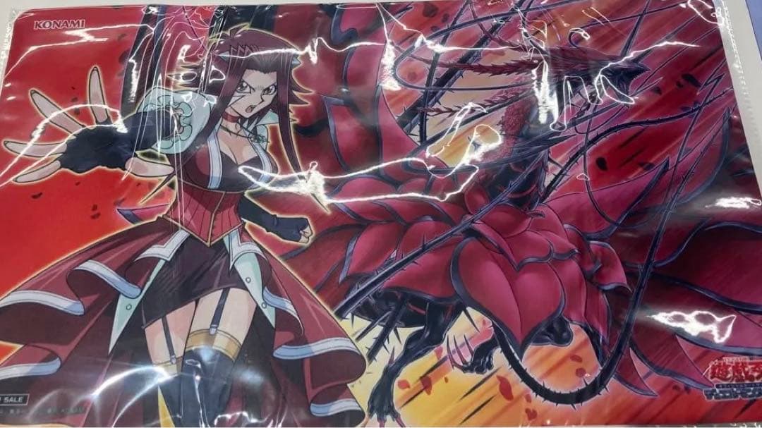 遊戯王OCG プレイマット 十六夜アキ JUDGE2015 ブラックローズ＆十六夜アキ」プレイマット 【サプライ