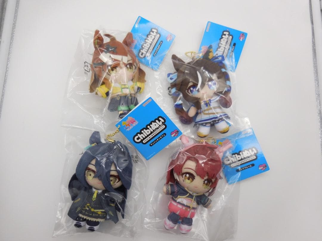 ウマ娘 プリティーダービー Chibiぬいおすわりマスコット 4種セット