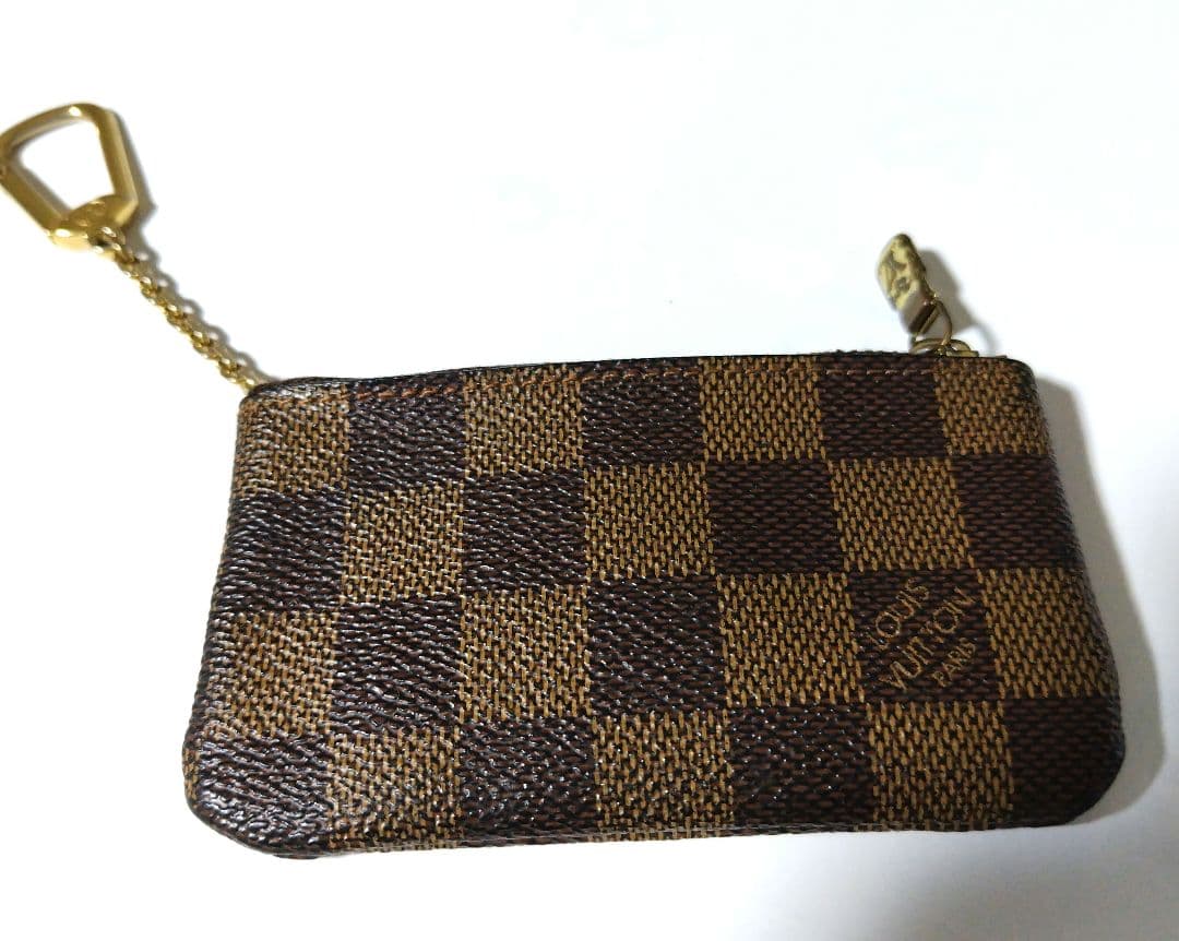 LOUIS VUITTON ルイヴィトン　ダミエ　ケース　カラビナ付き