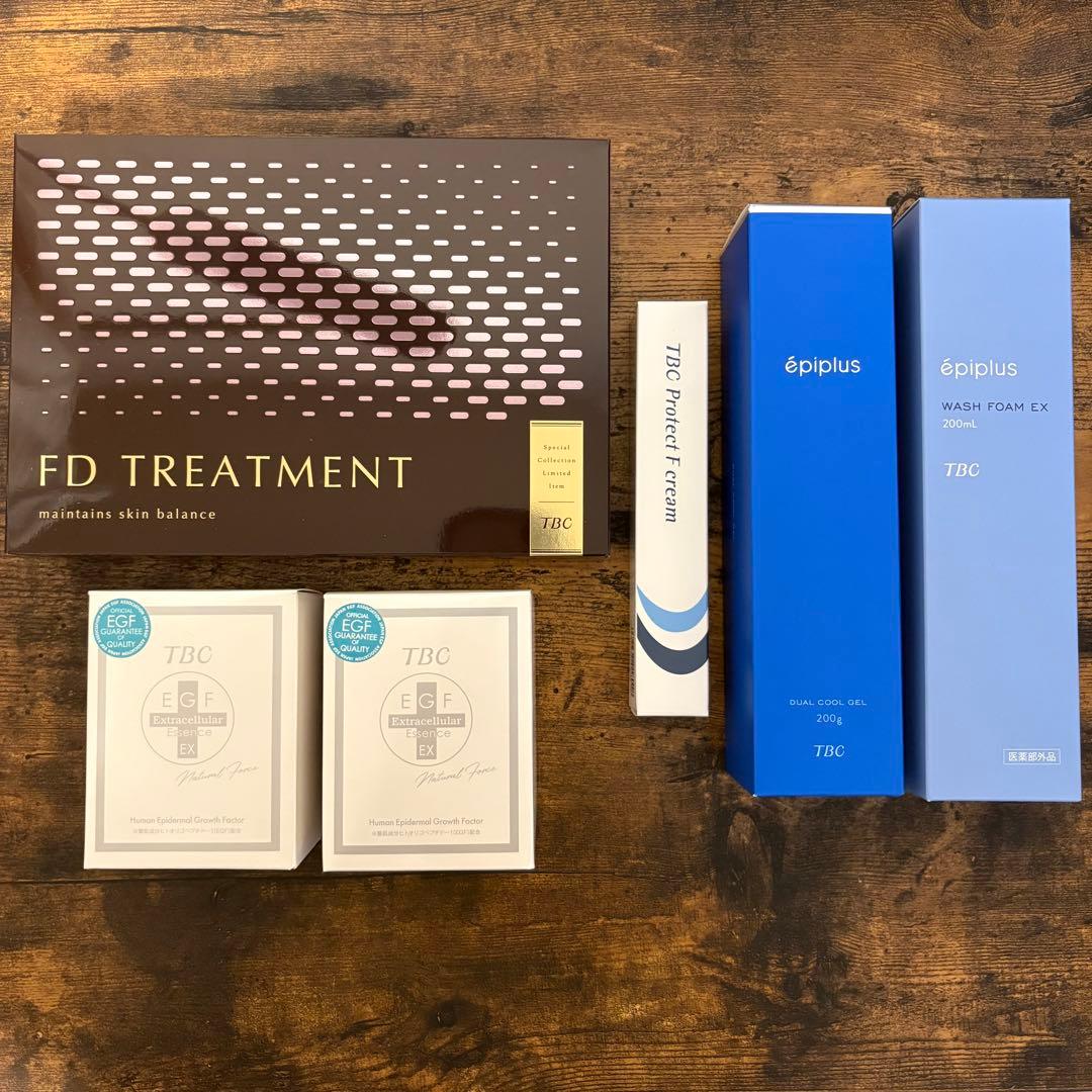 TBC FDトリートメント エピプラスセット EGFエクストラエッセンスEX 他