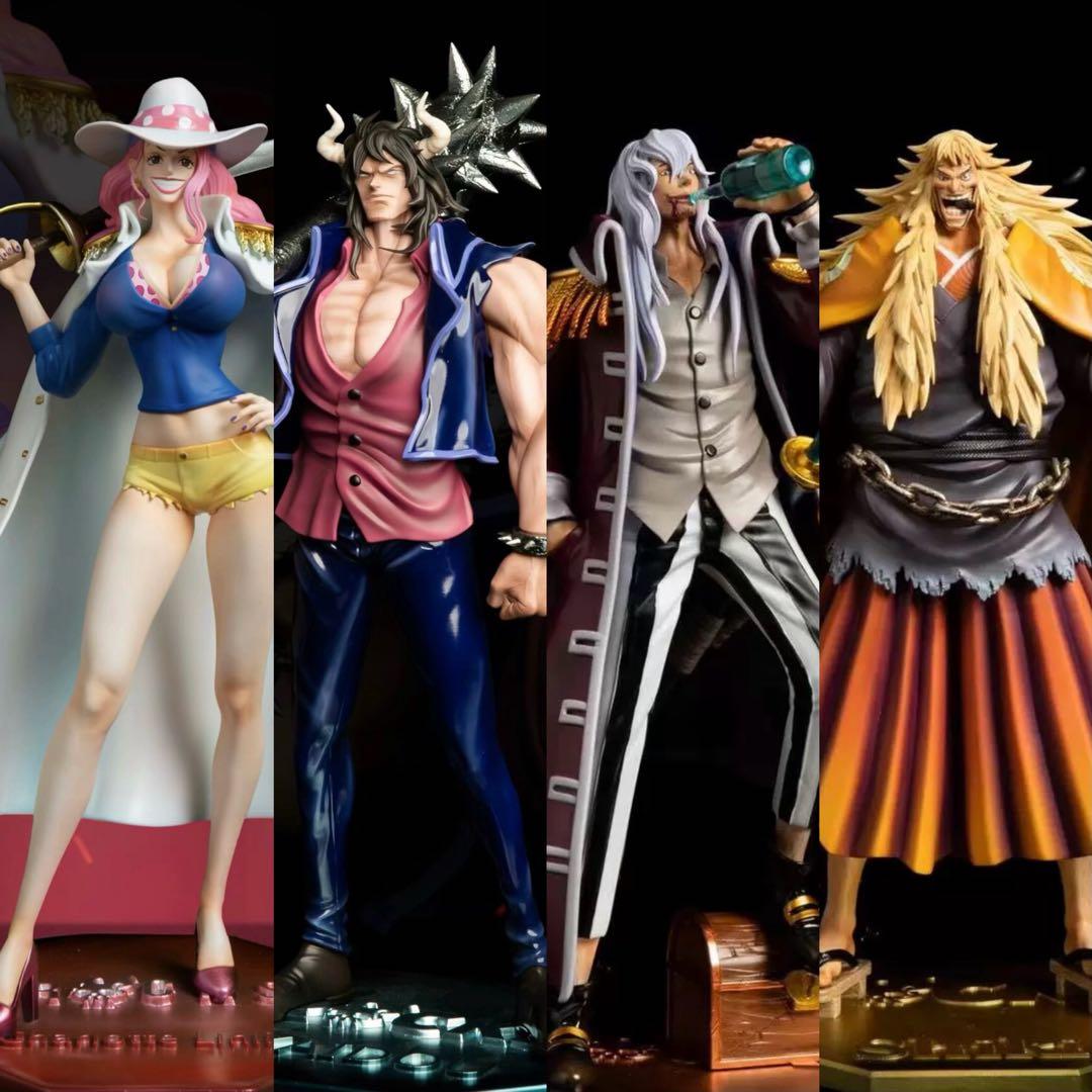 ワンピース ロックス海賊団 4人 フィギュア ガレージキット