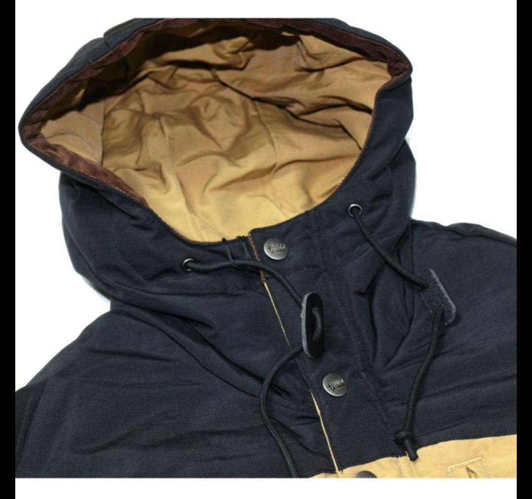 試着のみ BULCO ブルコ マウンテンパーカー XLサイズ カーキ ブラック