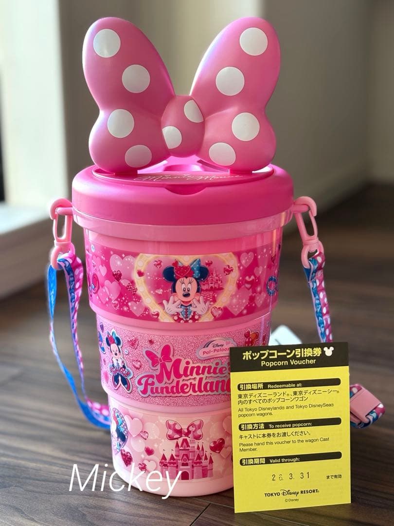 ディズニー パルパルーザ ミニーのファンダーランド ポップコーン