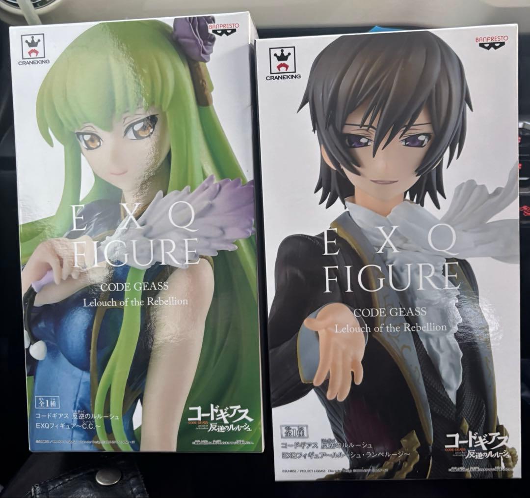 コードギアス 反逆のルルーシュ ＥＸＱフィギュア ルルーシュ C.C 新品未開封