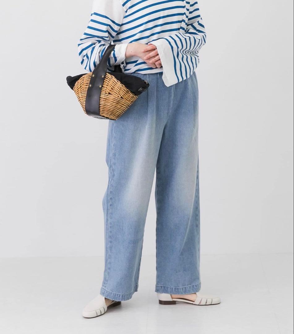 かぐれ フェードデニムイージーパンツ F フェードデニムイージーパンツ(Free L/INDIGO): ボトム｜URBAN