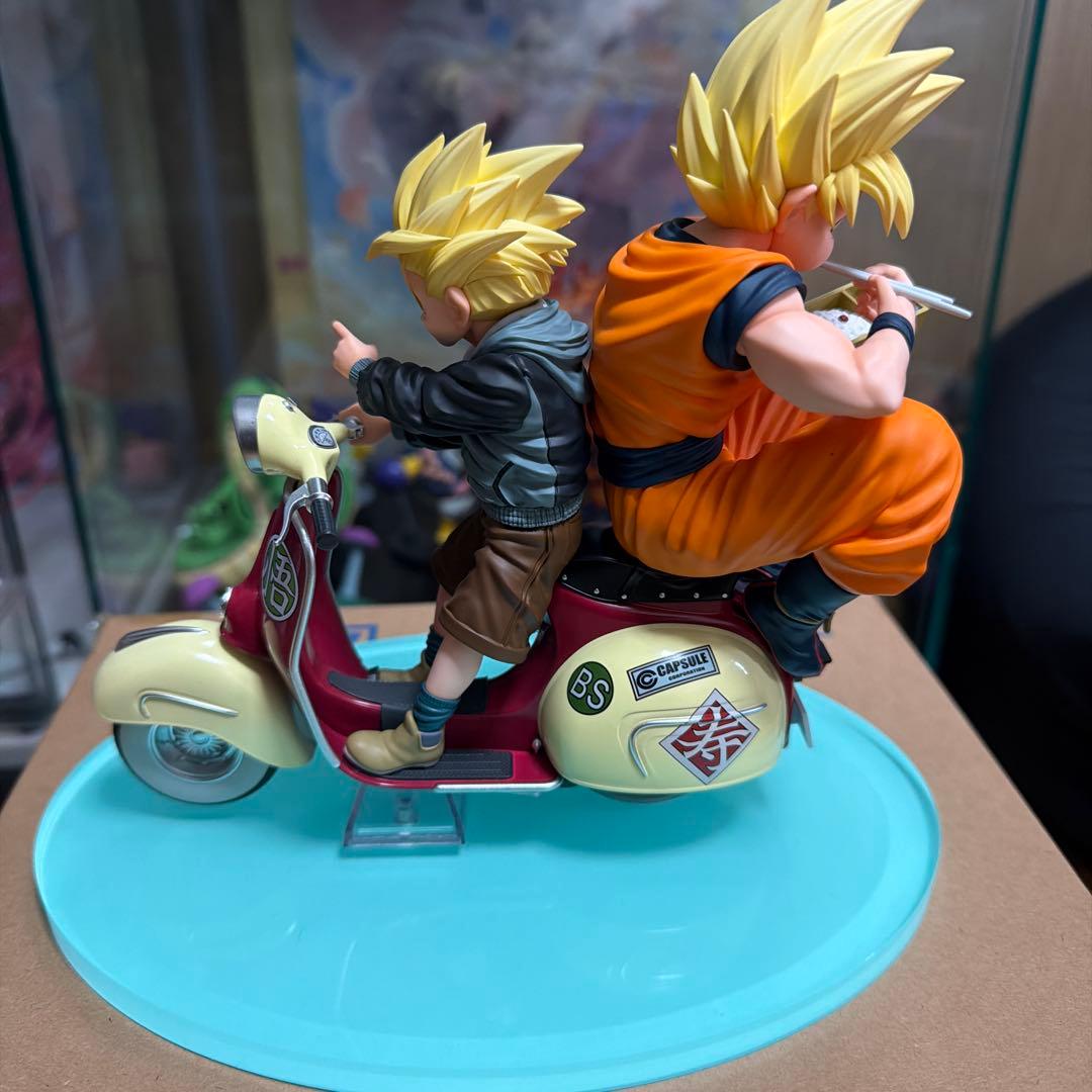 デスクトップリアルマッコイEX スーパーサイヤ人孫悟空＆孫悟飯＆バイク