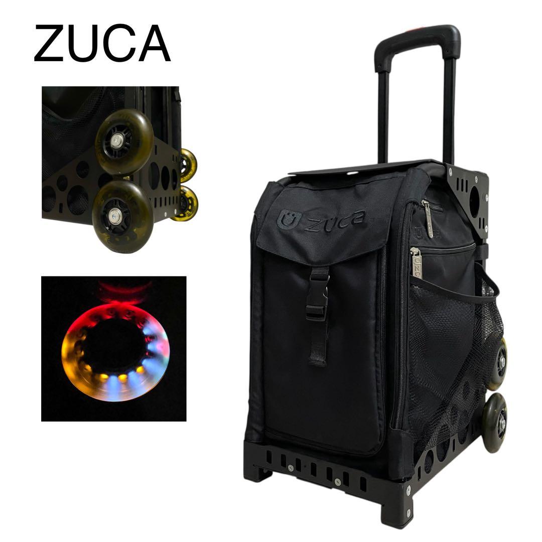 ted専用 ZUCA ズーカ 座れるキャリーケース アウトドア 旅行 光るタイヤ