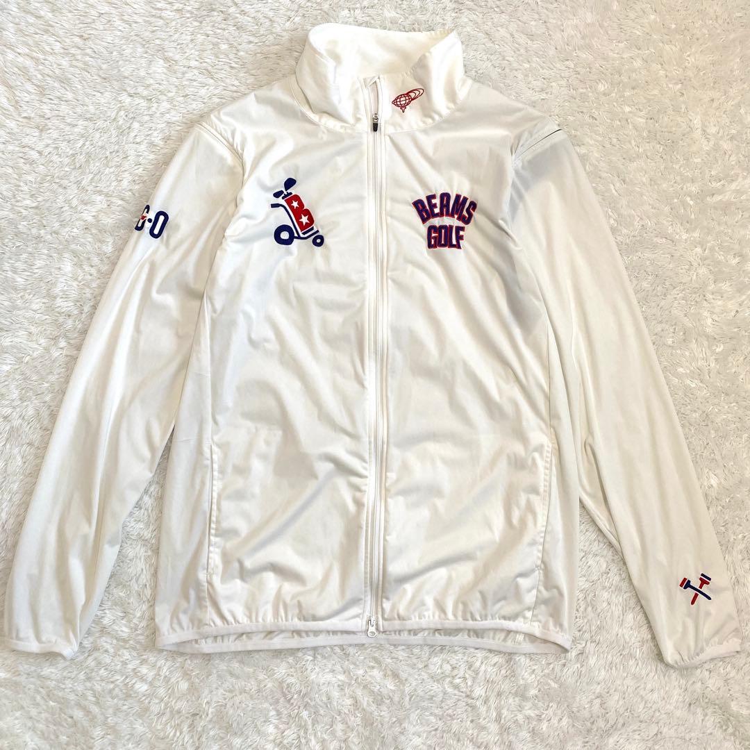 BEAMS GOLF ビームスゴルフ　2way ジャケット　ブルゾン　XL 白