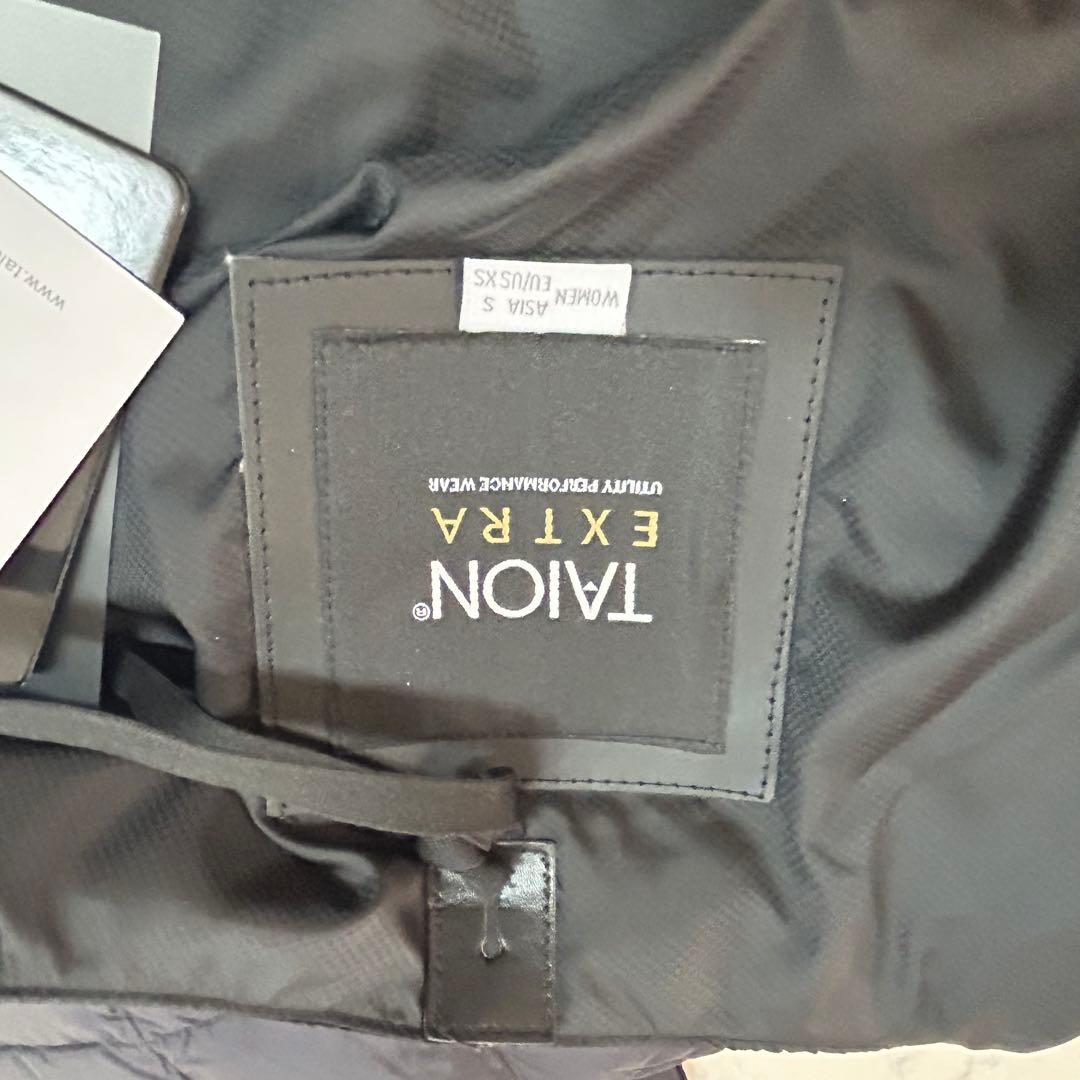 新品 タイオンエクストラ ボレロ ロングダウン S ネイビー 多数way