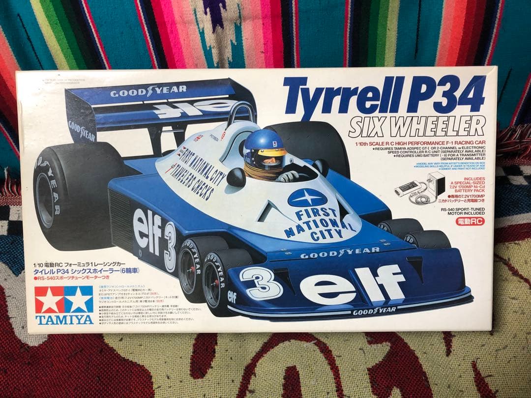 未開封TAMIYA 1/10電動RCタイレルP34シックスホイーラーラジコン タミヤ RC特別企画商品 1/10RC タイレルP34 1977 アルゼンチンGP | タミヤ