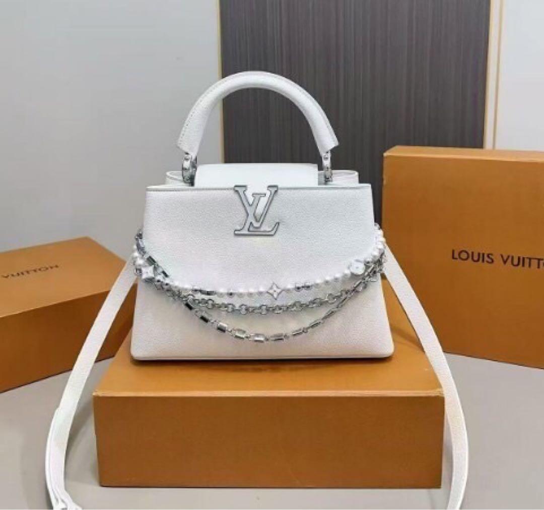 Louis Vuitton ルイヴィトン ホワイト ハンドバッグ ノベルティ ルイ・ヴィトン(LOUIS VUITTON)ルイ・ヴィトン スピーディ バンド