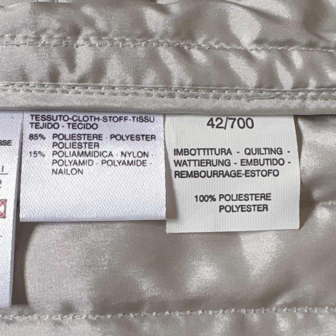 大きいサイズ最高級白タグ【Max Mara】ハイネックベルテット中綿コート