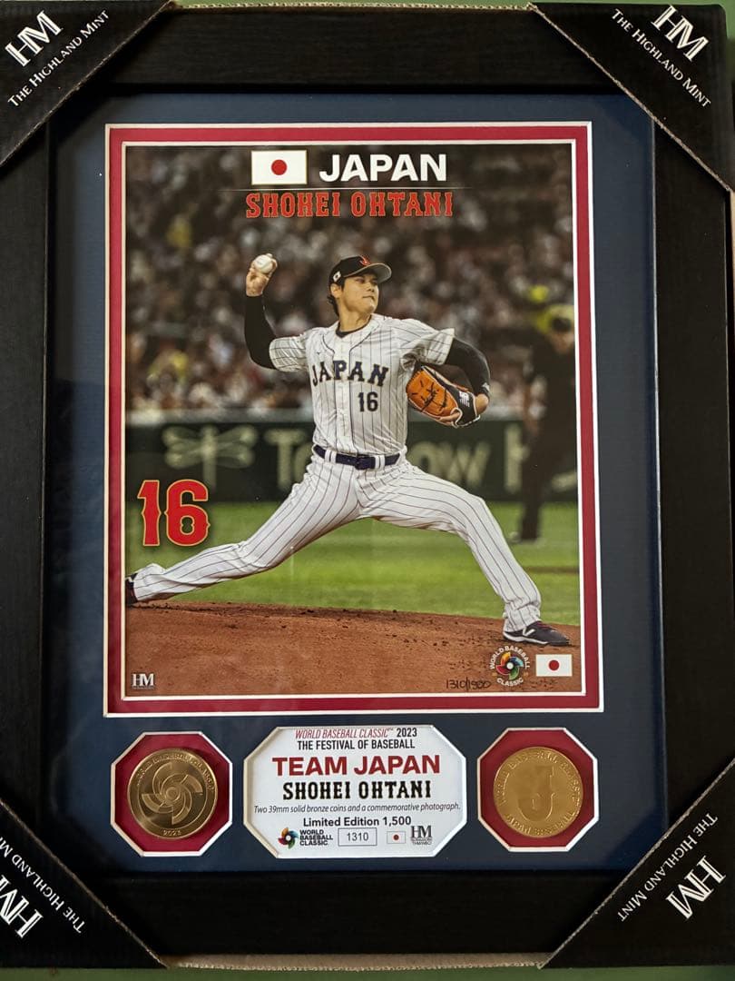 WBC2023大谷翔平 優勝記念限定版ダブルコイン￼フォトミント1500限定ふ