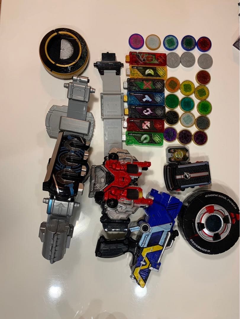 仮面ライダーセット　オーズ　ダブル　ベルト　メダル