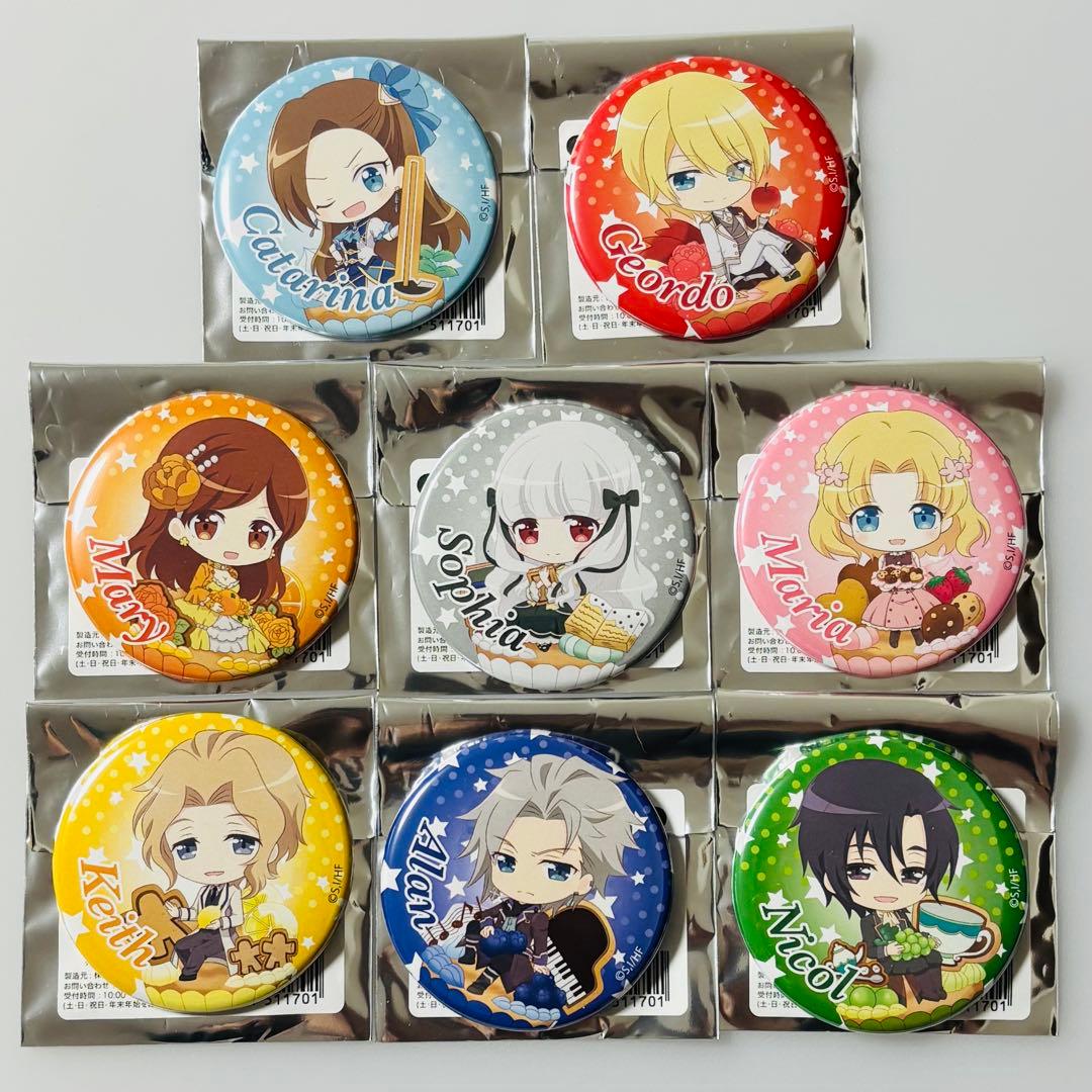 はめふら 乙女ゲームの破滅フラグ きゃらどるちぇ 缶バッジ 8種 カタリナ アクリルぷちスタンド「乙女ゲームの破滅フラグしかない悪役令嬢に転生