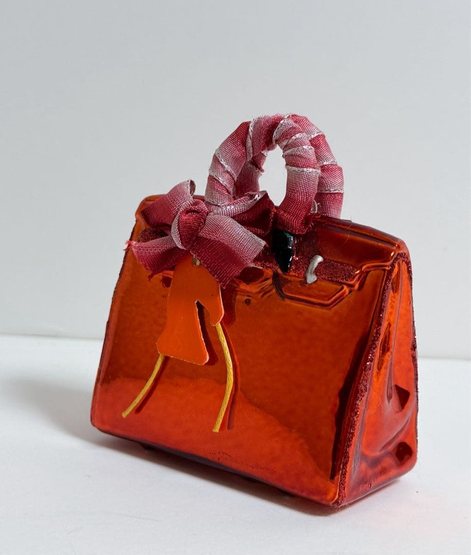 クリスマス オーナメント バッグ　朱色　アスティエ