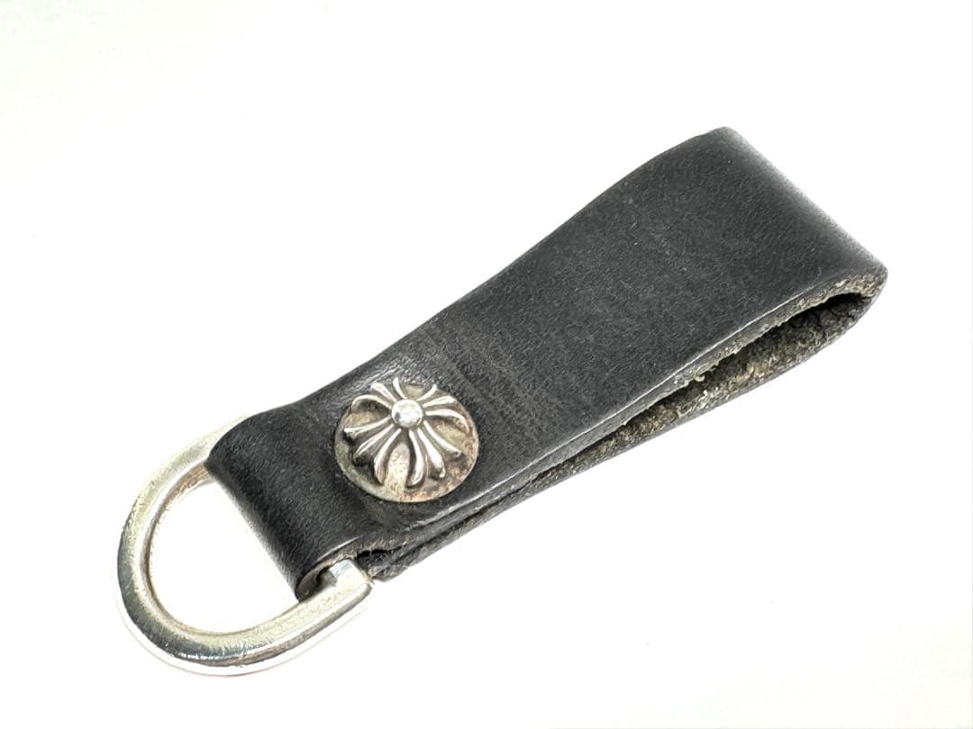 クロムハーツ Dリング ベルトループ クロスボール 925 シルバー レザー