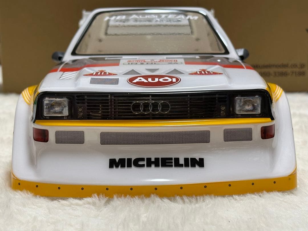 アウディ　スポーツクワトロ S1 E2 1/10 ボディ アウディ スポーツクワトロ S1[E2] 1986 モンテカルロ ラリー