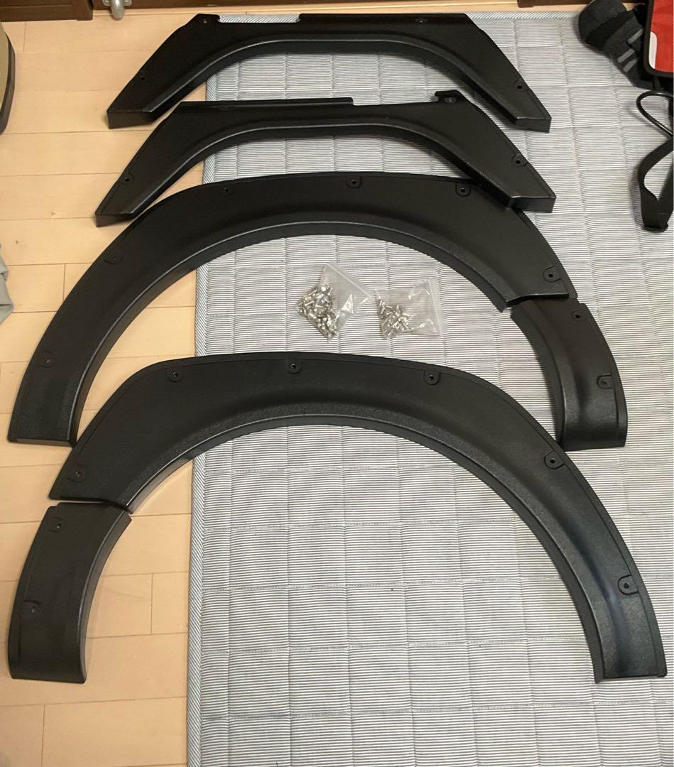 ま*ろ様 ハイゼットトラック オーバーフェンダー [送料込み] S500系 ハイゼットトラック 専用9ミリ幅 オーバーフェンダー 艶消し