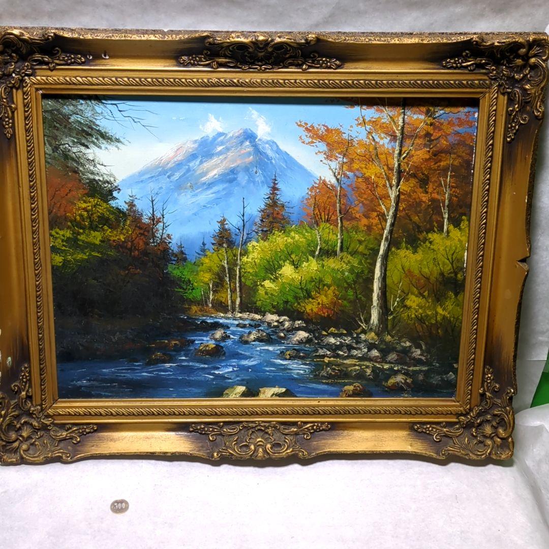 美しい山脈風景画 (A00028)