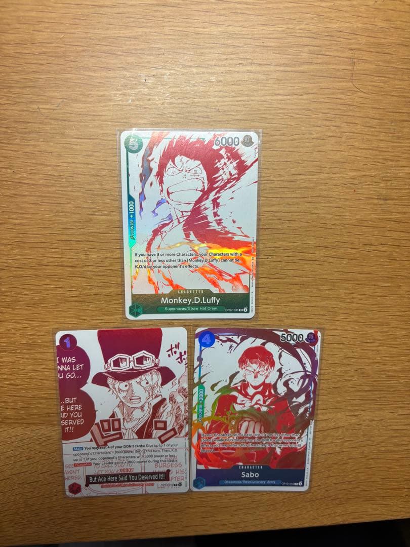 [希少]ワンピースカード　３周年　TREASURE PACK 3枚セット